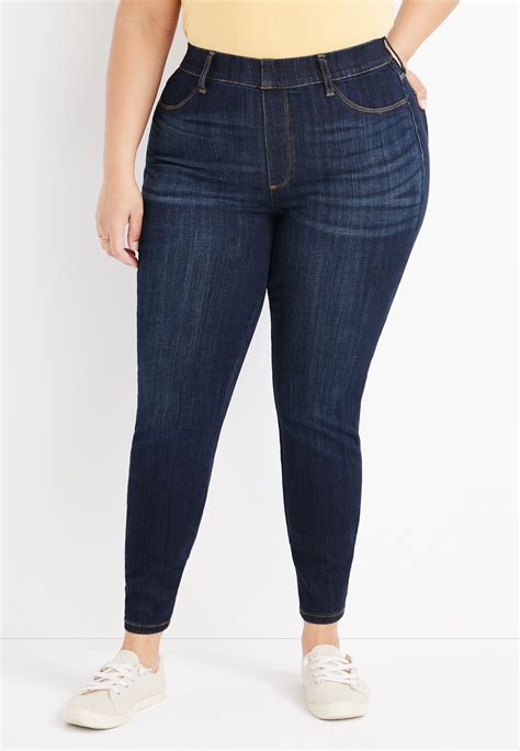 judy blue jeans plus size pull on